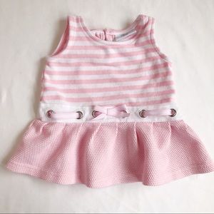 6/$20 Light Pink and White Sleeveless Dress